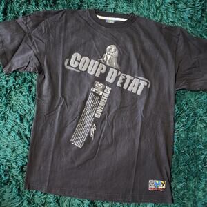 🖤 Vintage Give Me Face “Coup D'État” Graphic Tee 🖤